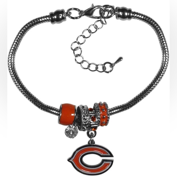 NFL Chicago Bears Earrings & Bracelet - Picture 7 of 10